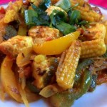 Paneer and Baby Corn Jalfrezi Recipe