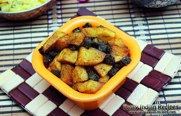 Crispy Aloo Bhindi