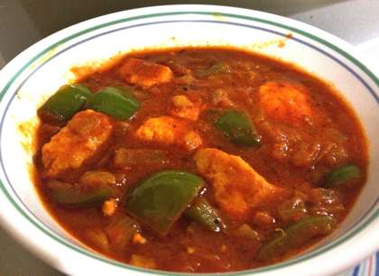 Paneer in Barbecue Sauce