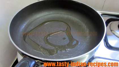 Heat oil in a pan