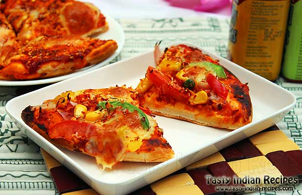 Vegetable Paneer Pizza