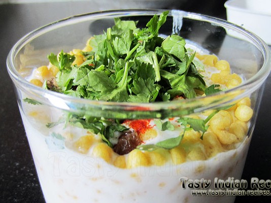 Boondi and Pomegranate Raita