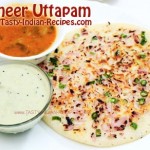 Paneer Uttapam Recipe