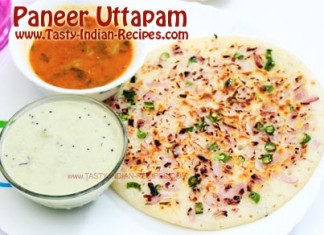 Paneer-Uttapam-Recipe