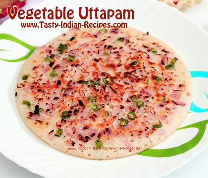 Vegetable Uttapam