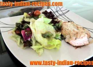 grilled-chicken-breast-with-caesar-salad