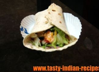 paneer-shawarma-roll