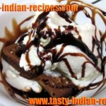 Vanilla Ice-cream with Chocolate Sauce Recipe