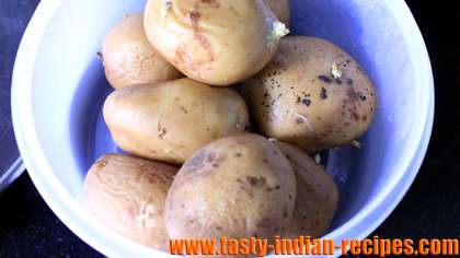 Boiled Potatoes for making patties