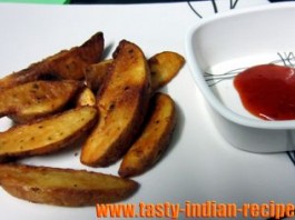 garlic-herb-potato-wedges