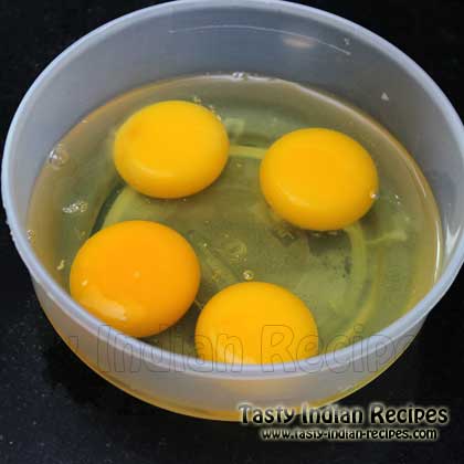 Beat the Eggs in a bowl
