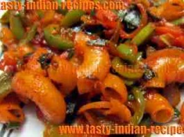 Vegetable-chilli-macaroni