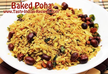 Baked Poha Recipe