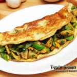 Capsicum and Potato Omelette Recipe