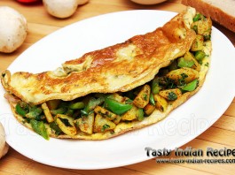 Capsicum and Potato Omelette