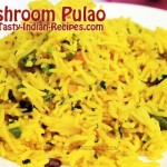 Mushroom Pulao Recipe