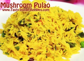 Mushroom-Pulao-Recipe