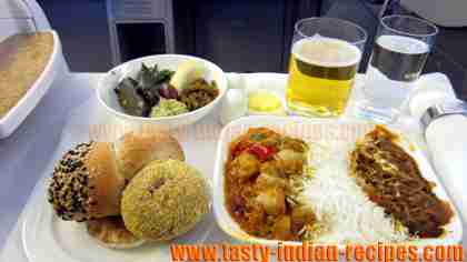 Food in Emirates Airline Business Class