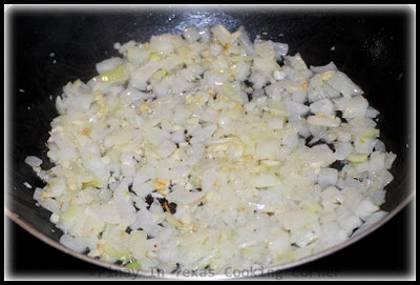 Fried Onions in the Pan