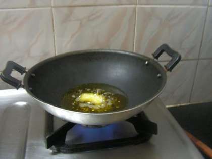 Melted Ghee in the Pan