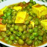 Microwave Matar Paneer Recipe