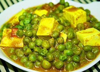 Microwave-Mattar-Paneer