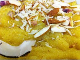 Coconut Custard Halwa