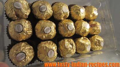 Homemade Ferrero Richar Truffles