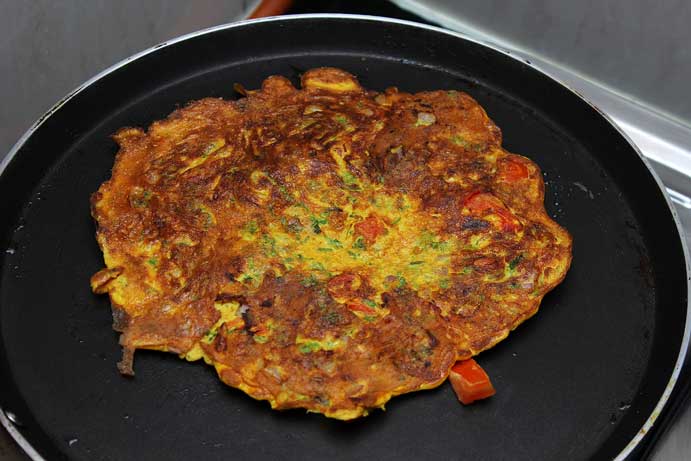 Masala Omelette Recipe Step 5