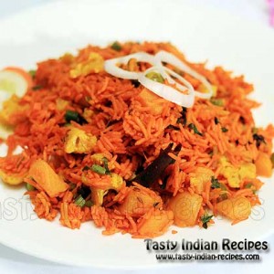 Tomato Rice Recipe - How to make Tomato Rice
