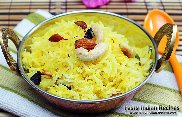 Kesar-Pulao-(Saffron-Rice)