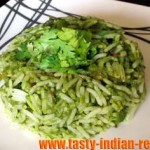 Palak Rice Recipe