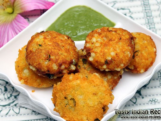 Sabudana and Potato Tikki