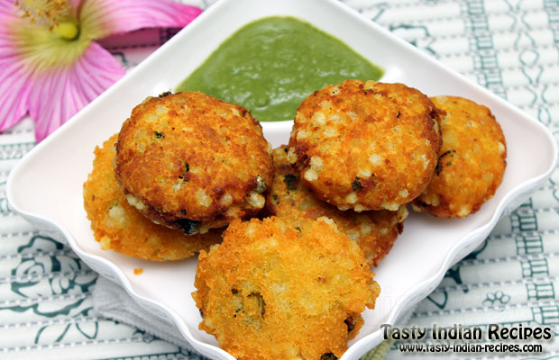 Sabudana and Potato Tikki