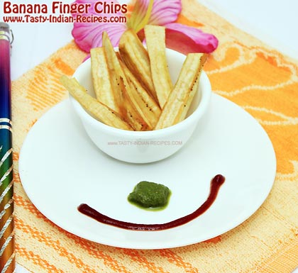 Banana Finger Chips Recipe
