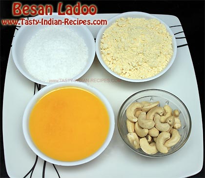 Besan Ladoo Recipe Ingredients