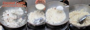 Coconut Ladoo Recipe Step 1