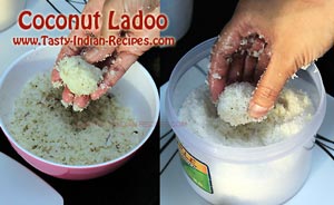 Coconut Ladoo Recipe Step 4