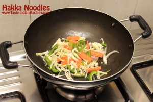 Hakka Noodles Recipe Step 4
