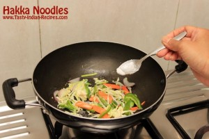 Hakka Noodles Recipe Step 5