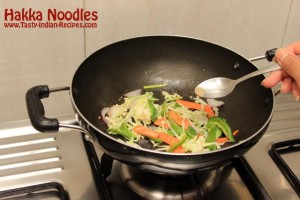 Hakka Noodles Recipe Step 6