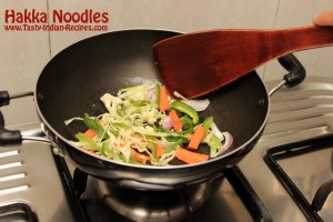 Hakka Noodles Recipe Step 7