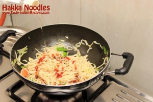 Hakka Noodles Recipe Step 9