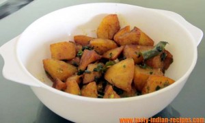 Serve Sukha Aloo Recipe