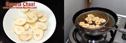 Banana Chaat Recipe step 1