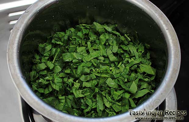 Boiling Spinach