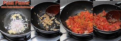 Palak Paneer Recipe Step 2