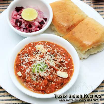 Cheese Pav Bhaji