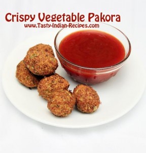 Crispy Vegetable Pakora Recipe / Mix Vegetable Pakora Recipe