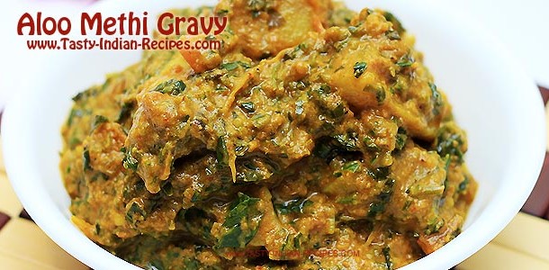 Aloo Methi Gravy Recipe